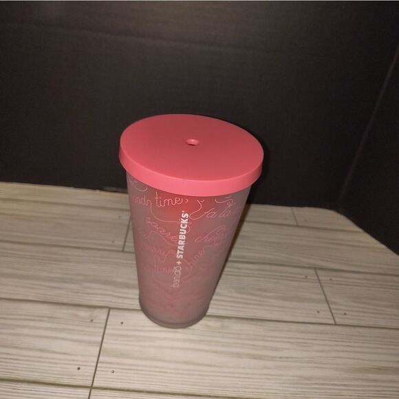Starbucks Ban.do Limited Edition 16 Oz Holiday Cold Tumbler No Straw - Picture 1 of 6